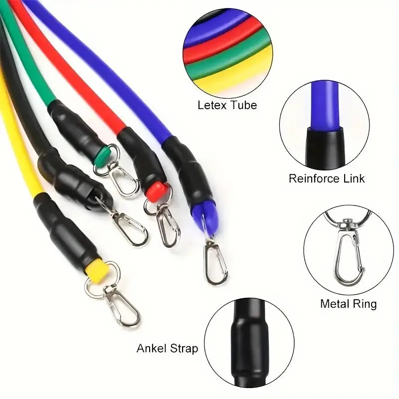 Beginner Fitness Equipment, Exercise Rubber Bands, Lightweight Resistance Bands, Fitness Training, Portable Elastic Bands