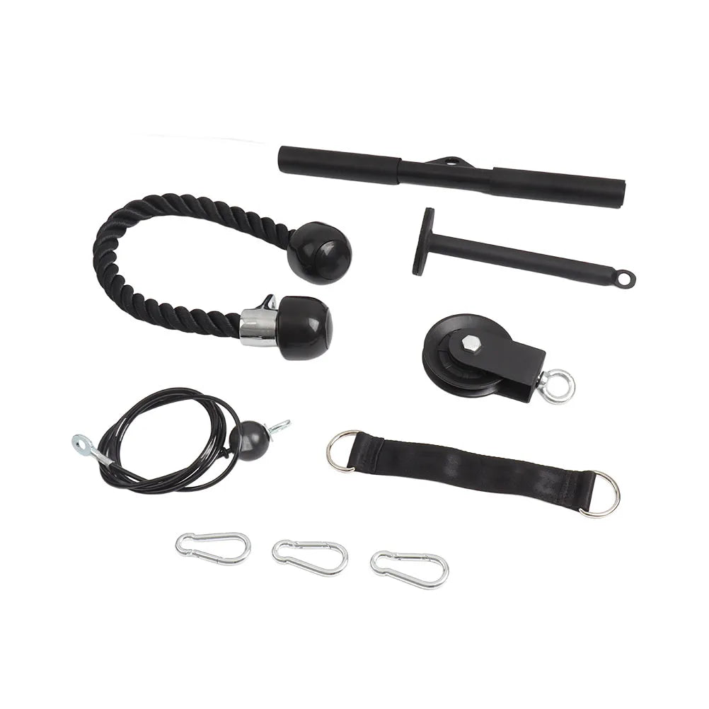 DIY Lift Pulley System Cable System Machine Home Fitness Equipament for Training Biceps Triceps Shoulders and Back